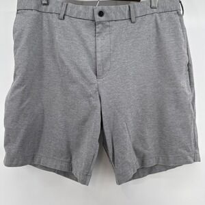 Banana Republic Luxe City  Shorts Mens‎ 36 Gray Elastic Waistband Pockets